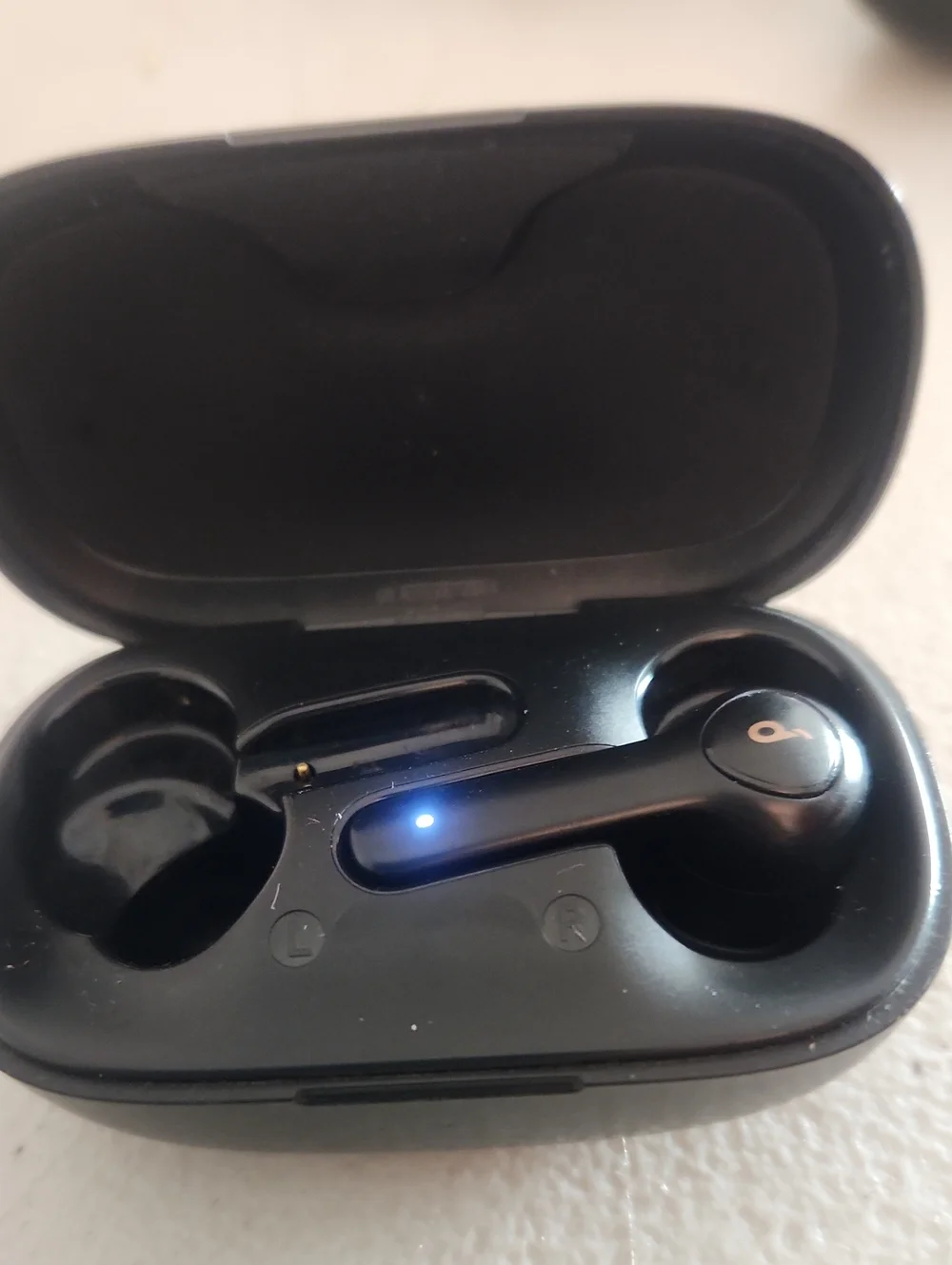 Anker Soundcore Black True Wireless Earbuds with LED Charging Case
